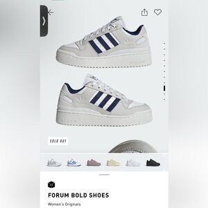 Adidas Forum bold women’s shoe size 8.5
